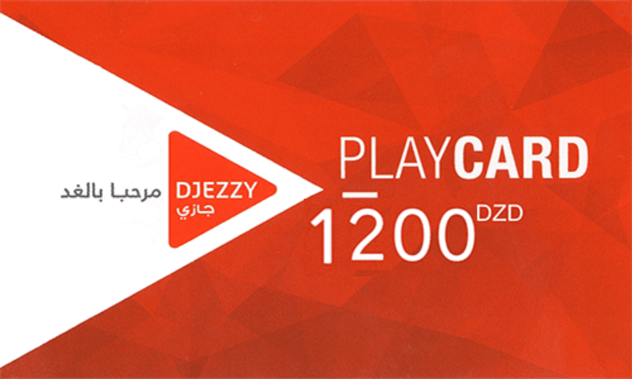 carte de recharge djezzy 1200 da d’Optimum Télécom Algérie 